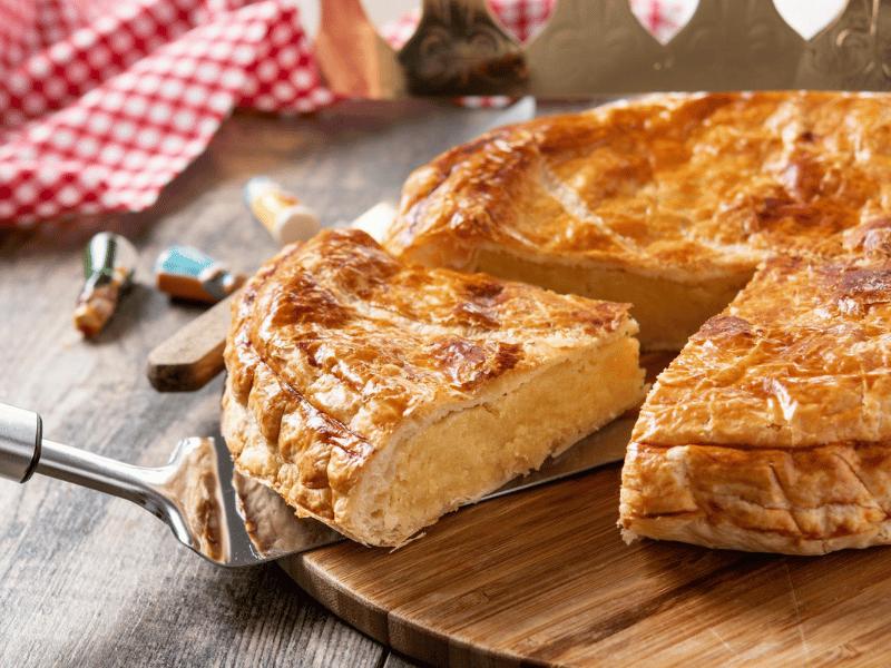 galette de rois z kremem frangipane
